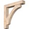 Ekena Millwork Legacy Block Smooth Bracket w/ Offset Brace, Douglas Fir, 7 1/2"W x 44"D x 44"H BKT0806X44X44LEC05SDF - alternate 1